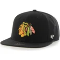 siltovka-rovna-cierna-snapback-chicago-blackhawks-nhl-47-brand
