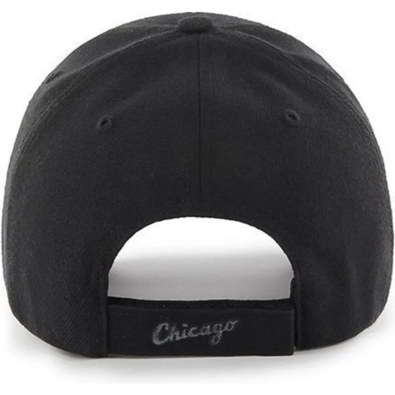 cap-zaoblena-black-adjustable-strap-plateado-chicago-white-sox-mlb-47-brand