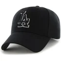 siltovka-zaoblena-cierna-snapback-los-angeles-dodgers-mlb-47-brand