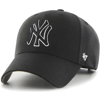 Cap zaoblená black snapback New York Yankees MLB 47 Brand