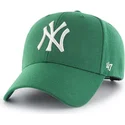 siltovky-zaoblena-zelena-snapback-new-york-yankees-mlb-47-brand