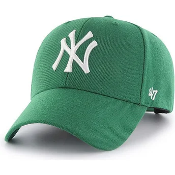 Cap zaoblená green snapback New York Yankees MLB 47 Brand