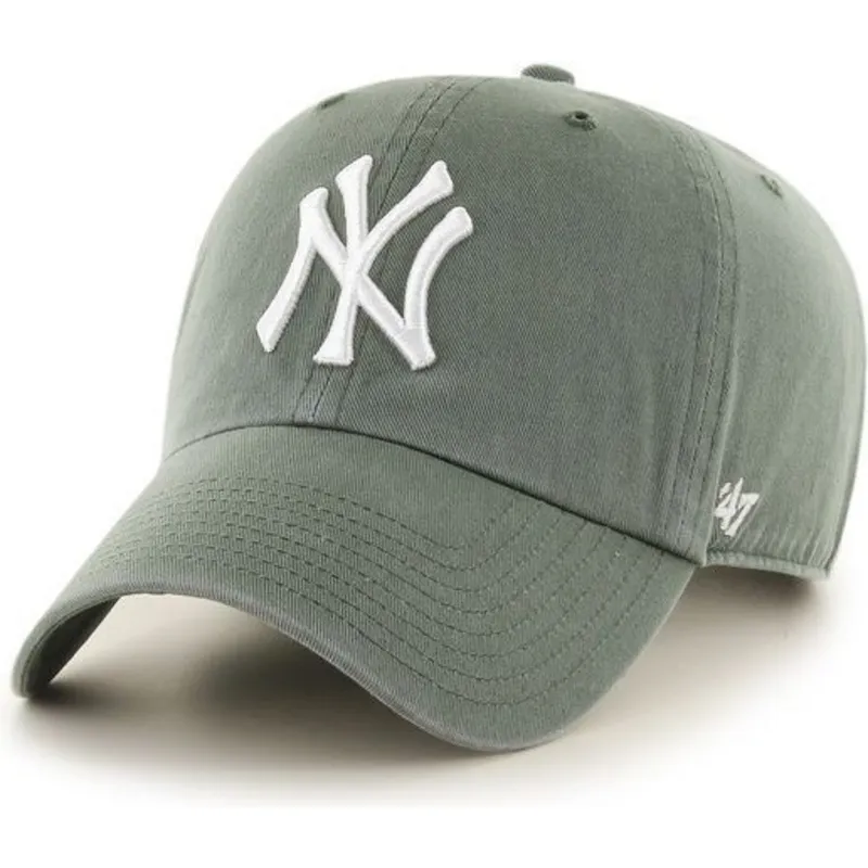 siltovky-zaoblena-zelena-nastavitelny-pasik-new-york-yankees-mlb-47-brand