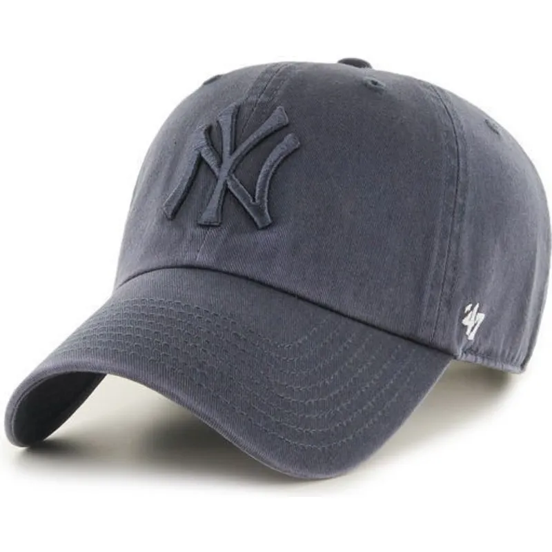 siltovka-zaoblena-siva-nastavitelny-denim-new-york-yankees-mlb-47-brand