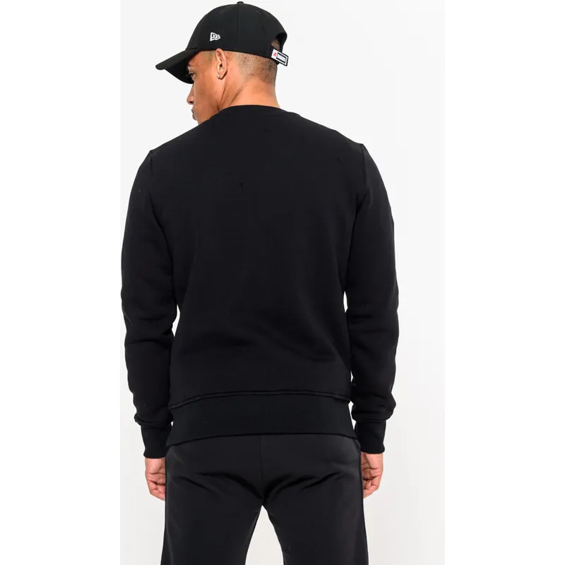 mikiny-bez-kapucne-cierna-crew-neck-las-vegas-raiders-nfl-new-era