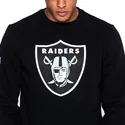 mikiny-bez-kapucne-cierna-crew-neck-las-vegas-raiders-nfl-new-era