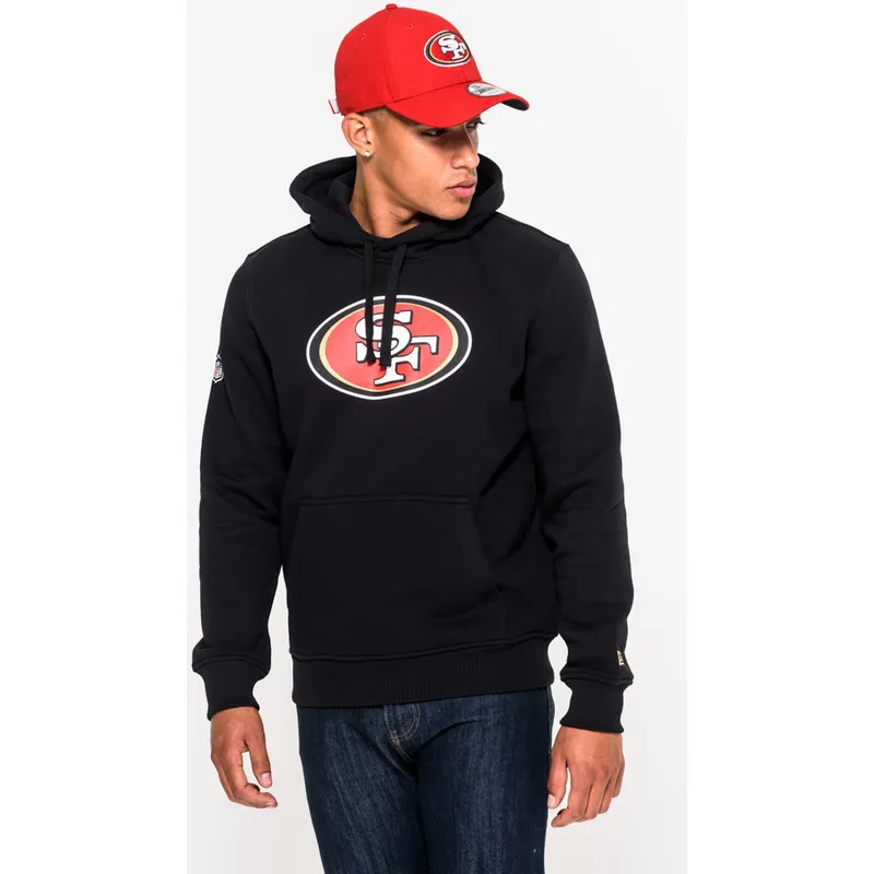 mikiny-s-kapucnou-cierna-pullover-hoodie-san-francisco-49ers-nfl-new-era