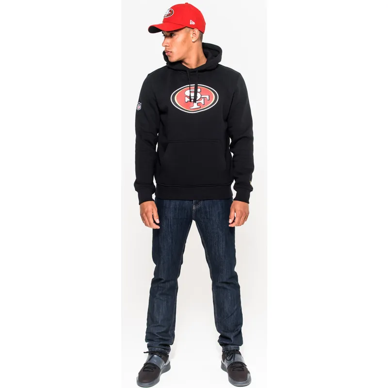 mikiny-s-kapucnou-cierna-pullover-hoodie-san-francisco-49ers-nfl-new-era