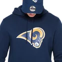 mikiny-s-kapucnou-modra-pullover-hoodie-los-angeles-rams-nfl-new-era