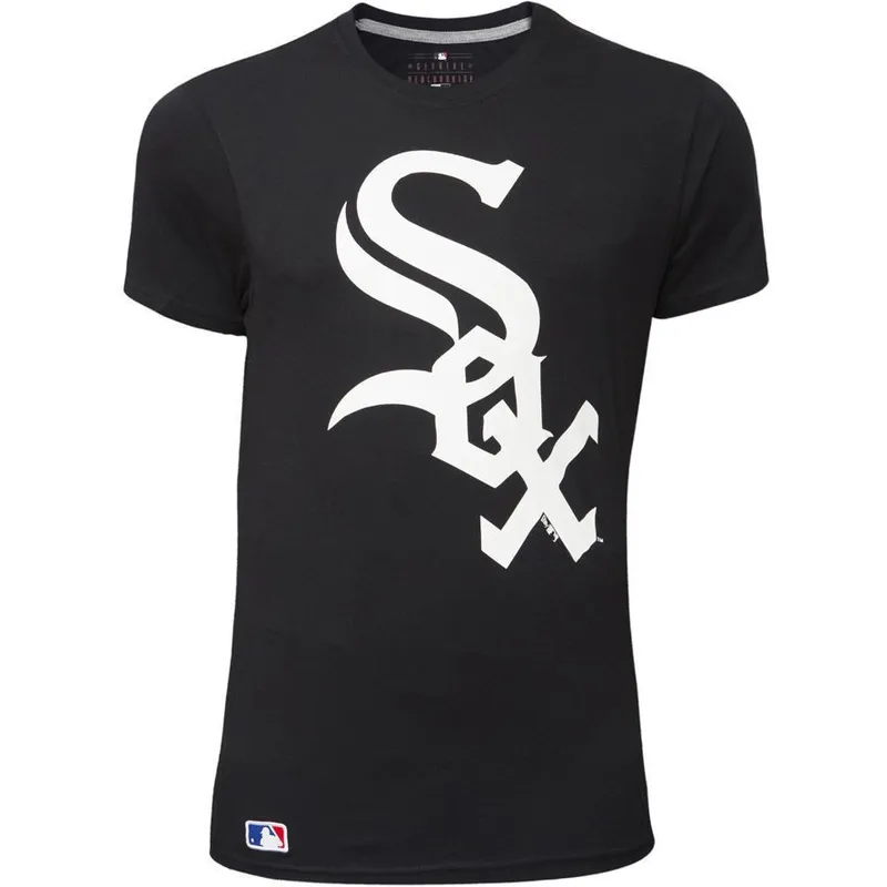 schwarzes-chicago-white-sox-mlb-t-shirt-mit-kurzen-armeln-von-new-era
