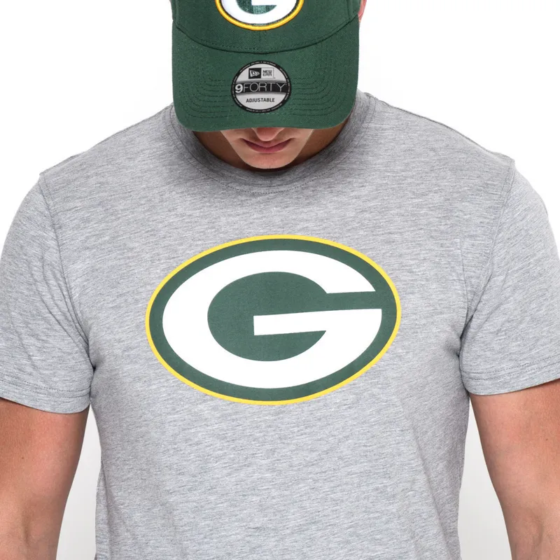 tricka-kratky-rukav-siva-green-bay-packers-nfl-new-era