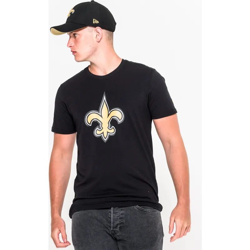 tricka-kratky-rukav-cierna-new-orleans-saints-nfl-new-era