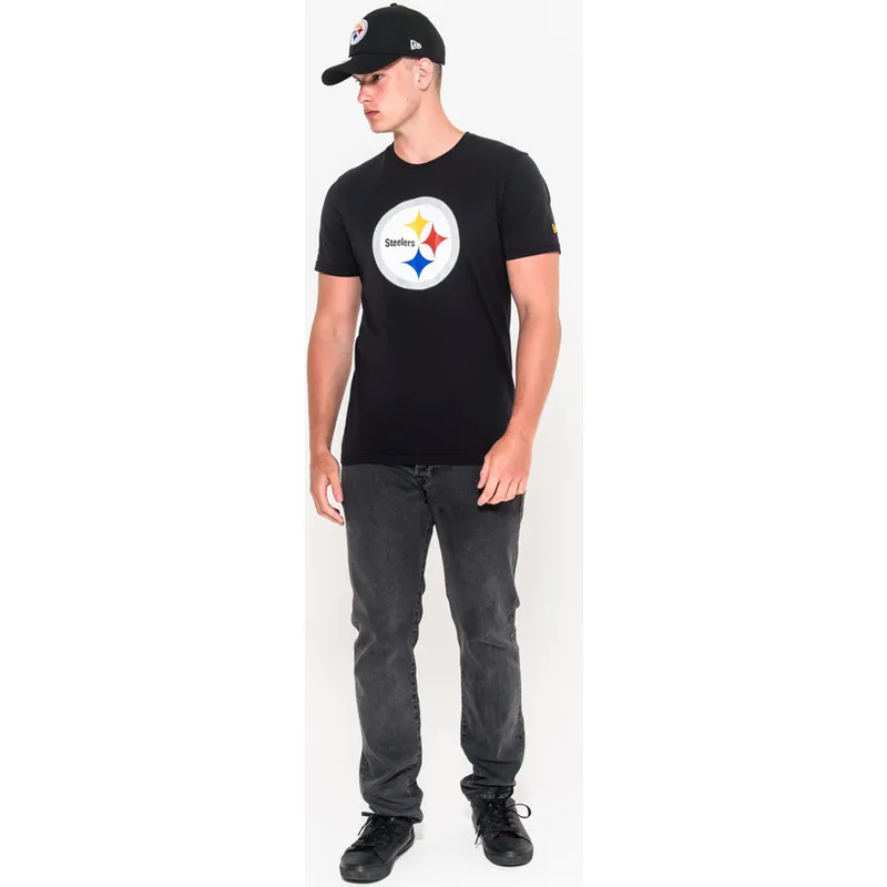 tricka-kratky-rukav-cierna-pittsburgh-steelers-nfl-new-era