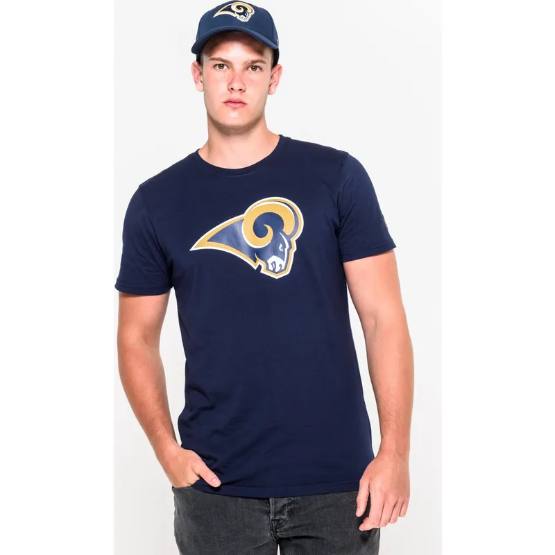 tricka-kratky-rukav-modra-los-angeles-rams-nfl-new-era