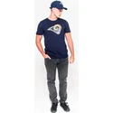 tricka-kratky-rukav-modra-los-angeles-rams-nfl-new-era