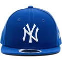 new-era-flat-brim-youth-59fifty-essential-new-york-yankees-mlb-blue-fitted-cap