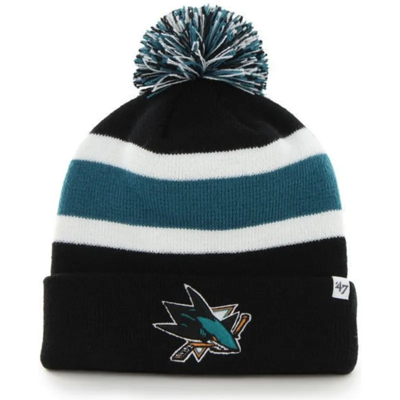 ciapka-jezko-cierna-san-jose-sharks-nhl-47-brand