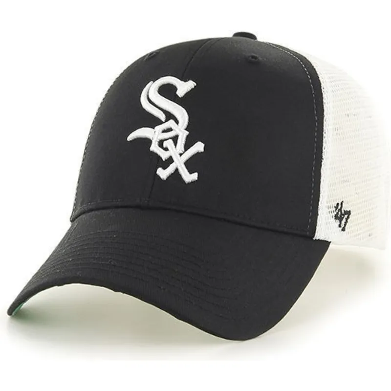 cap-zaoblena-black-snapback-chicago-white-sox-mlb-47-brand