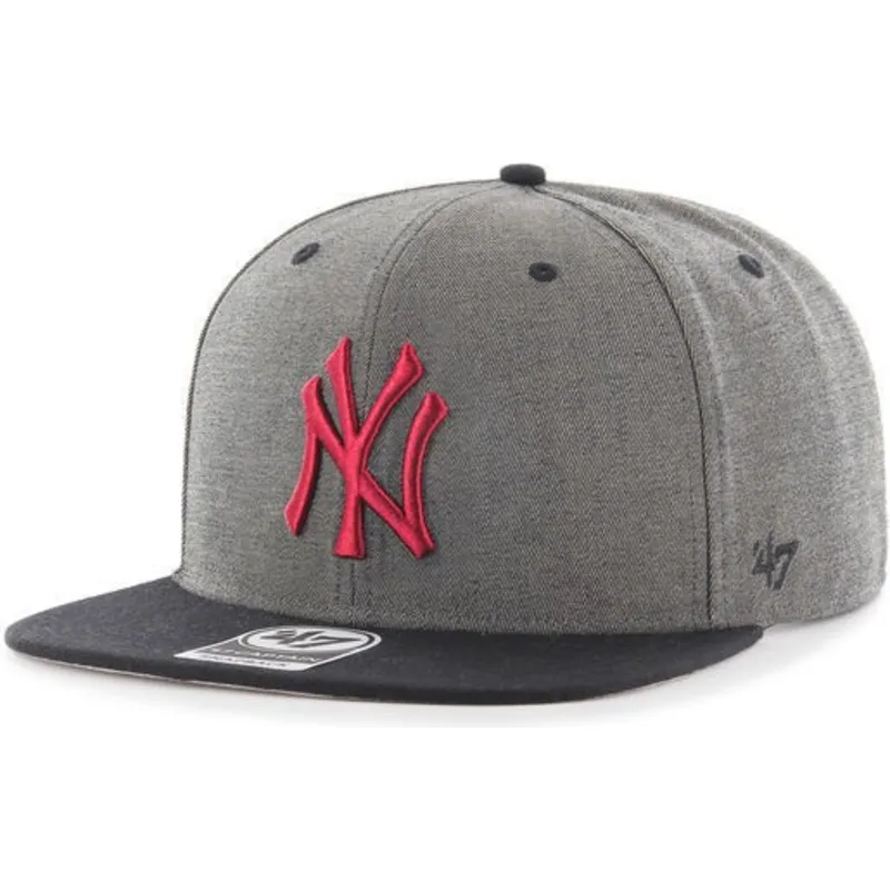 siltovky-rovna-siva-snapback-new-york-yankees-mlb-47-brand