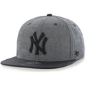 graue-snapback-kappe-new-york-yankees-mlb-giovanni-captain-von-47-brand
