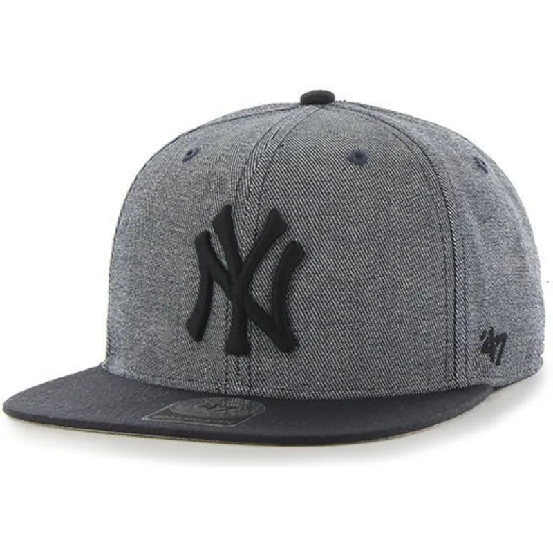 cap-rovna-gray-snapback-new-york-yankees-mlb-47-brand