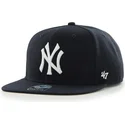 schwarze-snapback-kappe-new-york-yankees-mlb-sure-shot-captain-von-47-brand