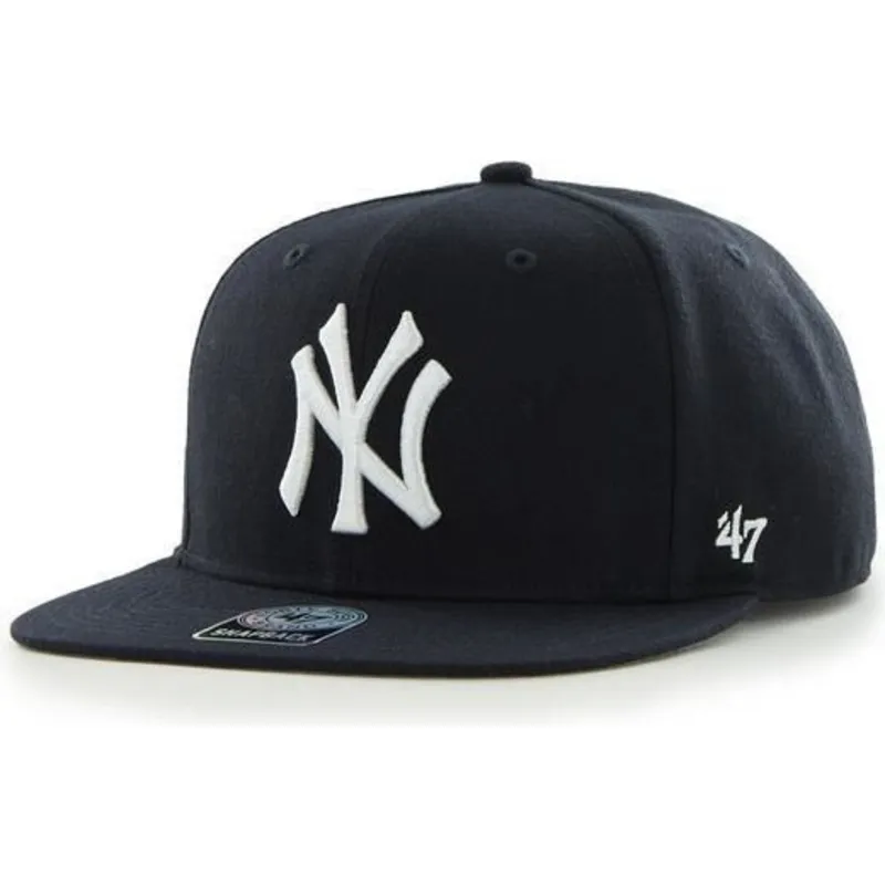 siltovka-rovna-cierna-snapback-new-york-yankees-mlb-47-brand