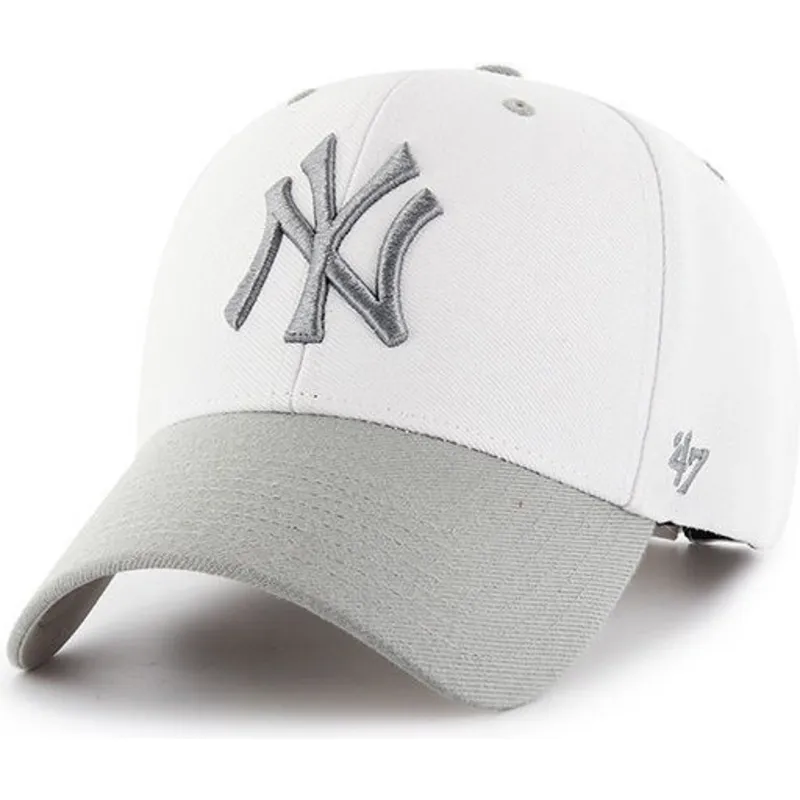 siltovka-zaoblena-biely-nastavitelny-new-york-yankees-mlb-47-brand siltovka-zaoblena-biely-nastavitelny-new-york-yankees-mlb-47-brand