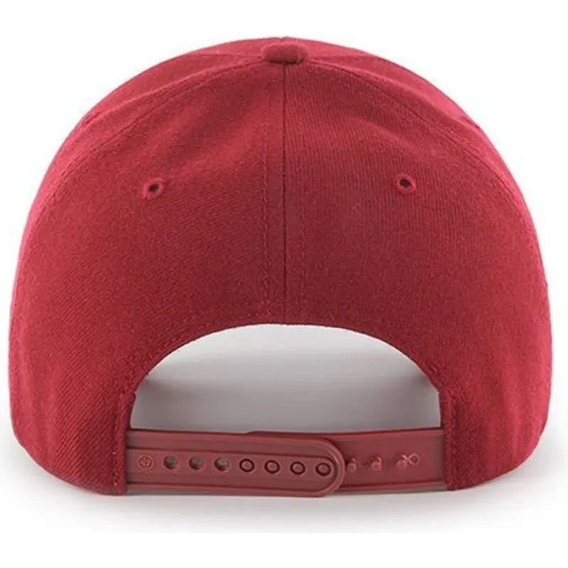 siltovka-zaoblena-cervena-snapback-new-york-yankees-mlb-47-brand