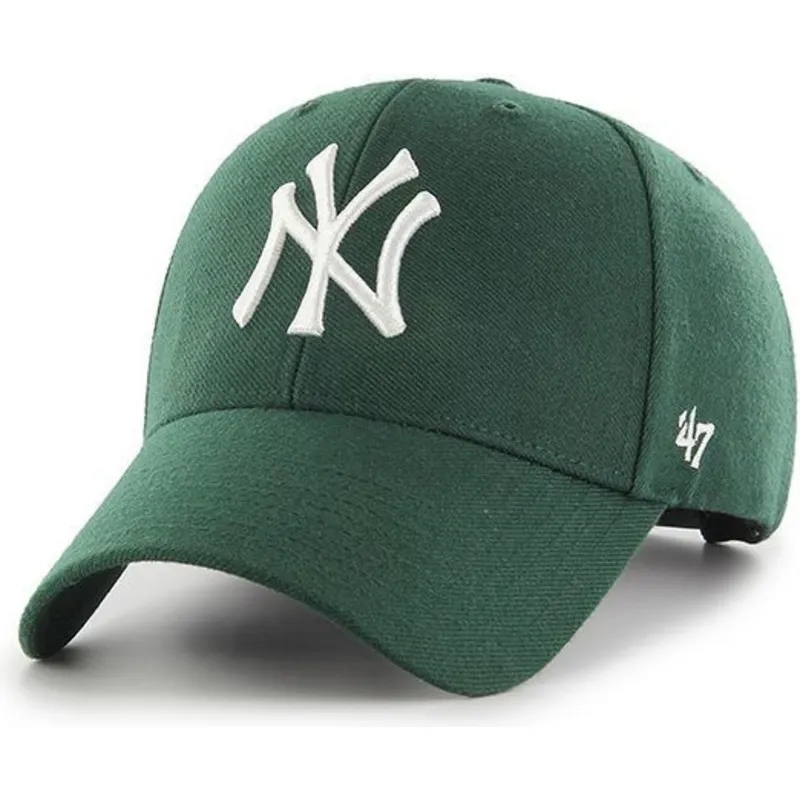 siltovky-zaoblena-zelena-snapback-new-york-yankees-mlb-47-brand