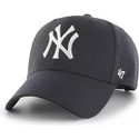 siltovky-zaoblena-tmavomodra-snapback-new-york-yankees-mlb-47-brand
