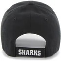 cap-zaoblena-black-adjustable-strap-san-jose-sharks-nhl-47-brand
