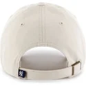 cremefarbene-curved-cap-new-york-yankees-mlb-clean-up-von-47-brand