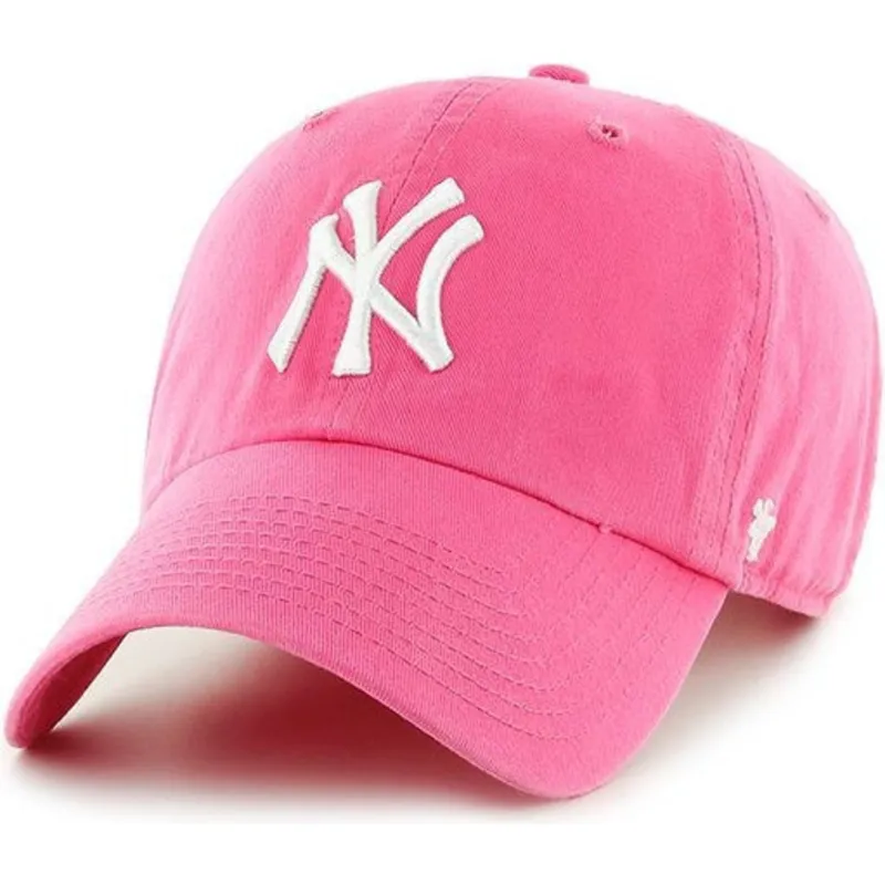 siltovka-zaoblena-ruzova-nastavitelny-new-york-yankees-mlb-47-brand