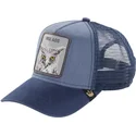 siltovka-zaoblena-modra-snapback-smarty-pants-the-farm-goorin-bros