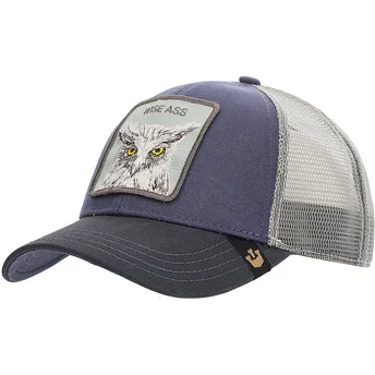 siltovka-zaoblena-tmavomodra-snapback-x-the-owl-the-farm-goorin-bros