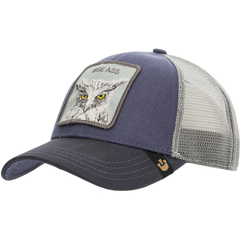 siltovka-zaoblena-tmavomodra-snapback-x-the-owl-the-farm-goorin-bros