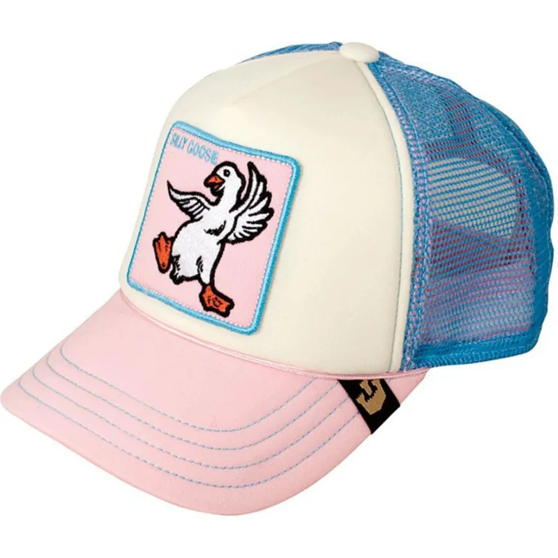 siltovka-zaoblena-ruzova-snapback-pre-deti-silly-goose-the-farm-goorin-bros