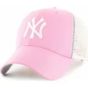 cap-zaoblena-pink-snapback-new-york-yankees-mlb-47-brand
