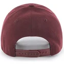 47-brand-new-york-yankees-mlb-mvp-snapback-kappe-in-weinrot-mit-gebogenem-schirm