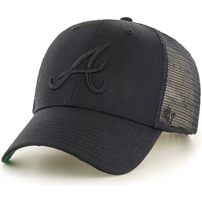 cap-zaoblena-black-snapback-atlanta-braves-mlb-47-brand