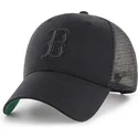 siltovka-zaoblena-cierna-snapback-boston-red-sox-mlb-47-brand