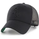siltovka-zaoblena-cierna-snapback-chicago-white-sox-mlb-47-brand