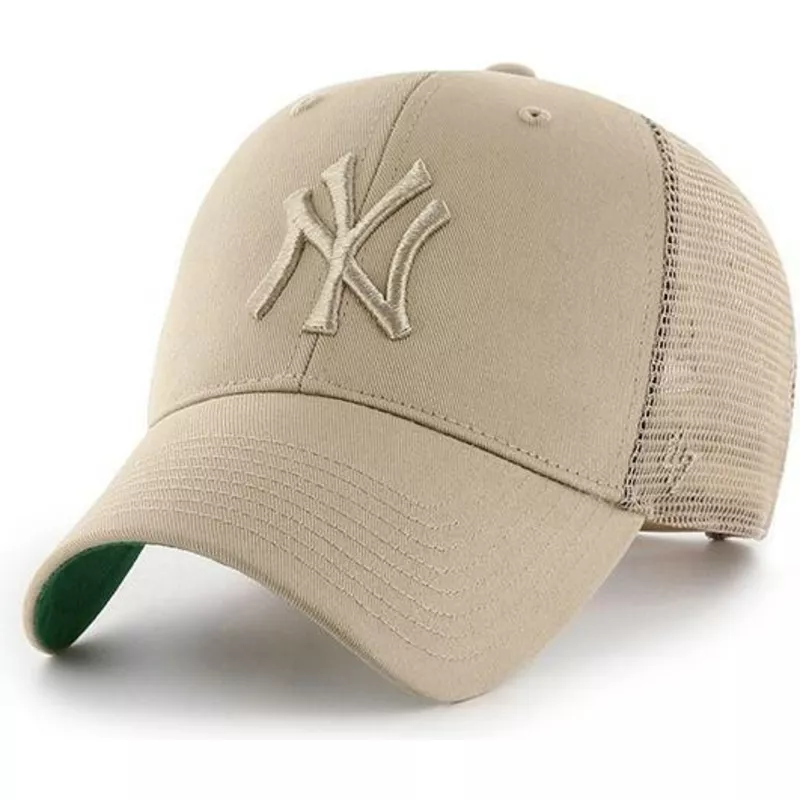 47-brand-beiges-logo-new-york-yankees-mlb-mvp-branson-beige-trucker-cap