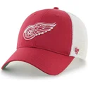 siltovka-zaoblena-cervena-snapback-detroit-red-wings-nhl-47-brand