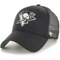 siltovka-zaoblena-cierna-snapback-pittsburgh-penguins-nhl-47-brand