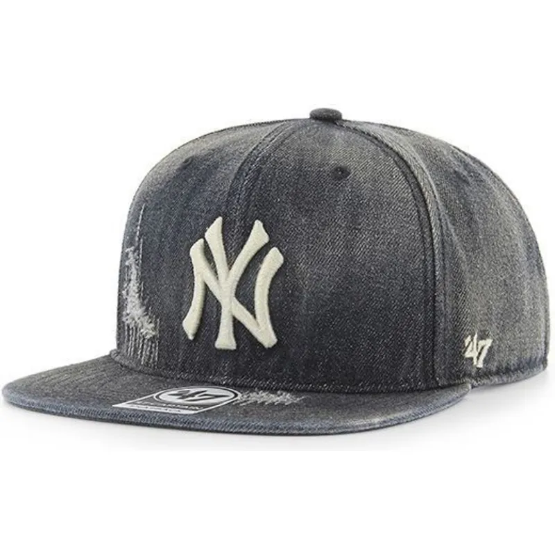 siltovka-rovna-cierna-snapback-vaquero-new-york-yankees-mlb-47-brand