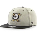 siltovka-rovna-siva-snapback-anaheim-ducks-nhl-47-brand