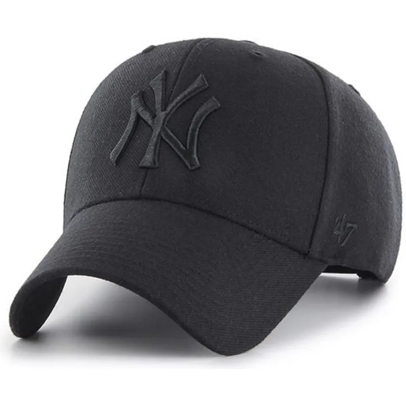siltovky-zaoblena-cierna-snapback-new-york-yankees-mlb-47-brand