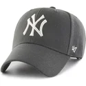 siltovky-zaoblena-siva-snapback-new-york-yankees-mlb-47-brand